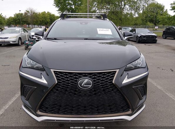 JTJBARBZ5J2149187 2018 LEXUS NX 300 Black Widok zestawu wskaźników