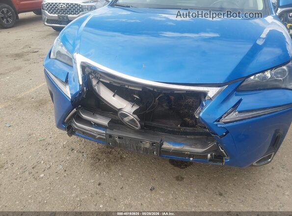 JTJBARBZ6H2121733 2017 LEXUS NX 200T Blue Դիմացի տեսք