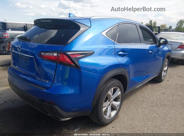 JTJBARBZ6H2121733 2017 LEXUS NX 200T Blue Հետևի աջ