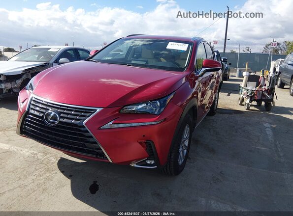 JTJBARBZ7J2174107 2018 LEXUS NX 300 Red Передня ліва чверть