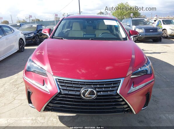 JTJBARBZ7J2174107 2018 LEXUS NX 300 Red Вид щитка приладів