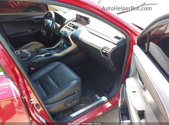 JTJBARBZ9K2185319 2019 LEXUS NX 300 Red Widok wnętrza z przodu