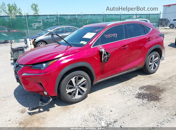 JTJBARBZ9K2185319 2019 LEXUS NX 300 Red Przód lewy