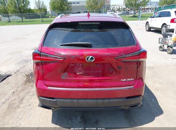 JTJBARBZ9K2185319 2019 LEXUS NX 300 Red 