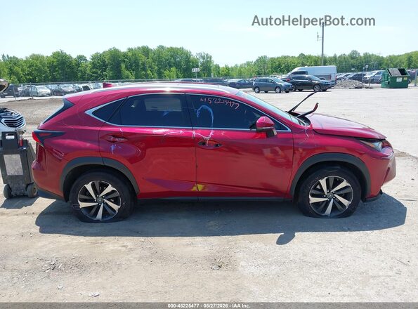 JTJBARBZ9K2185319 2019 LEXUS NX 300 Red Widok wnętrza z tyłu