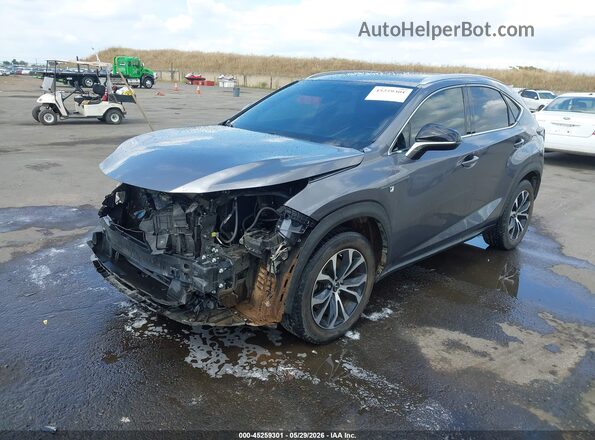 JTJBARBZXG2074558 2016 LEXUS NX 200T Gray Առջևի ձախ երեք քառորդ տեսարան