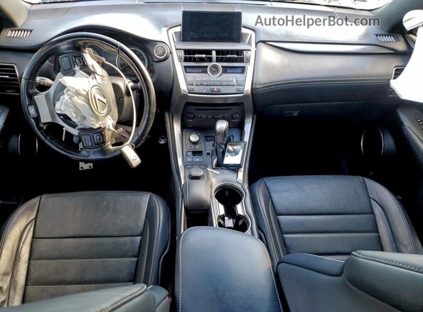 JTJBARBZXH2139619 2017 LEXUS NX 200T Black Вид панелі приладів