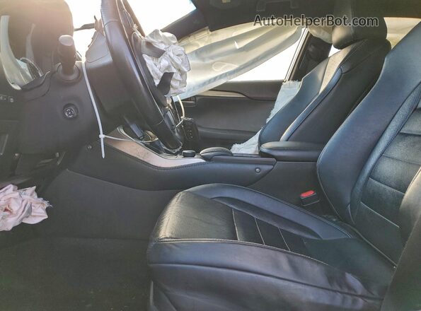 JTJBARBZXH2139619 2017 LEXUS NX 200T Black Вид салону спереду