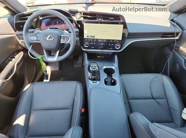 JTJBCACB1TA000619 2026 LEXUS RZ Black Vista del salpicadero