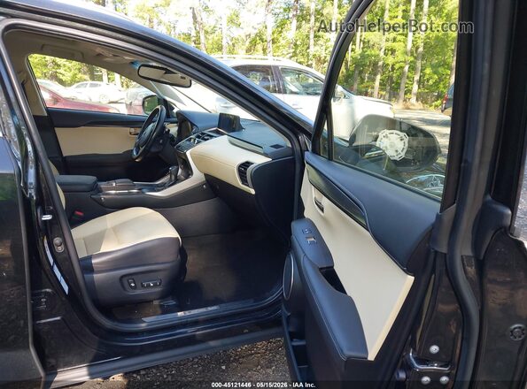 JTJBJRBZ2J2090289 2018 LEXUS NX 300H Black Widok wnętrza z przodu
