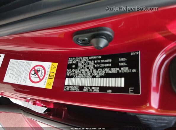 JTJBJRBZ3K2118828 2019 LEXUS NX 300H Red Вид підкапотного простору