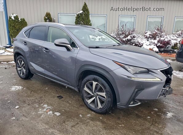JTJBJRBZ4J2090505 2018 LEXUS NX Gray Przód prawy