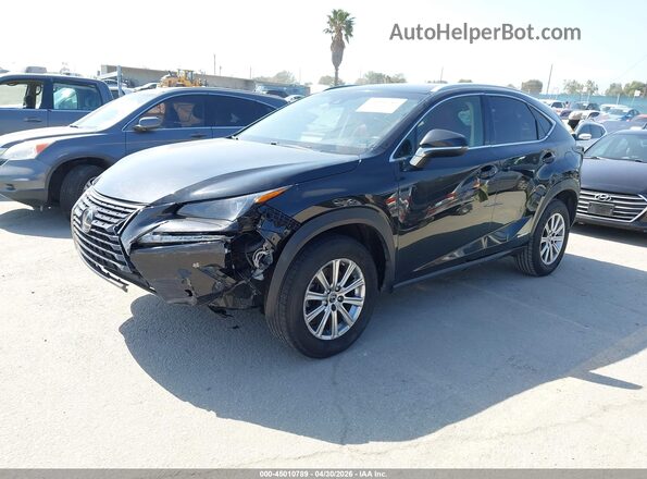 JTJBJRBZ4K2107630 2019 LEXUS NX 300H Black Vista tres cuartos delantera izquierda