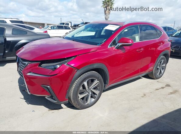 JTJBJRBZ9K2118767 2019 LEXUS NX 300H Red Front left
