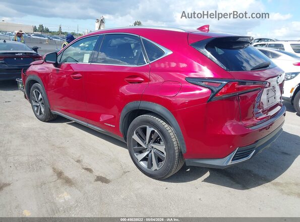 JTJBJRBZ9K2118767 2019 LEXUS NX 300H Red Rear left
