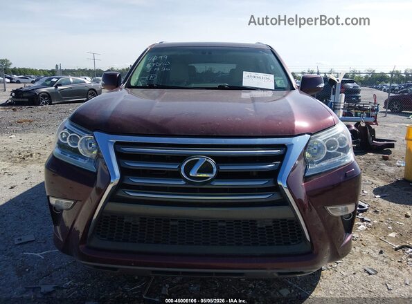 JTJBM7FX6H5174399 2017 LEXUS GX 460 Темно-бордовый Вид задней части салона