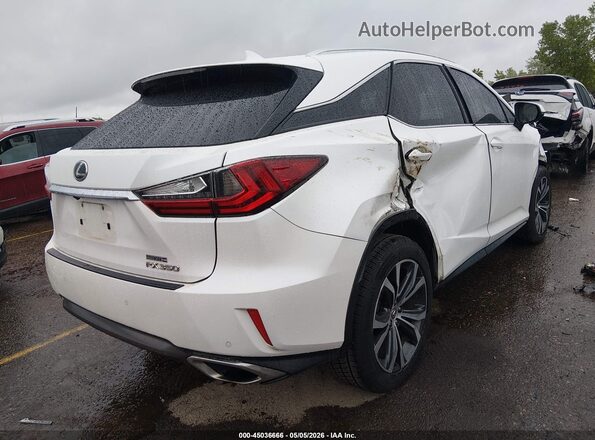 JTJBZMCA2G2011393 2016 LEXUS RX 350 White Trasero derecho