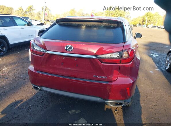 JTJBZMCA5H2019425 2017 LEXUS RX 350 Red 