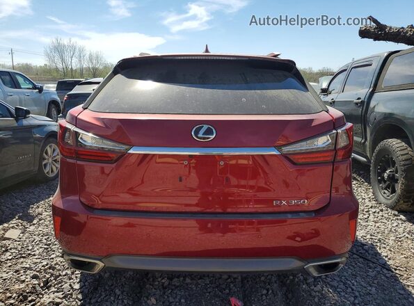 JTJBZMCA9G2003047 2016 LEXUS RX Red Vista trasera
