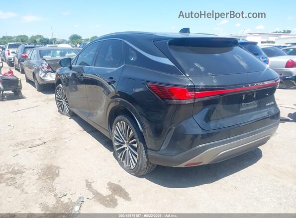 JTJCHMAA4P2005380 2023 LEXUS RX 350 Black Trasero izquierdo