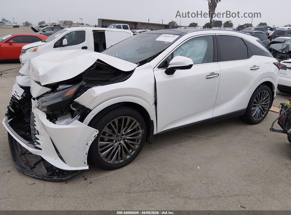 JTJCJMGA8R2012072 2024 LEXUS RX 450H+ Black წინა მარცხენა ხედი სამი მეოთხედიდან