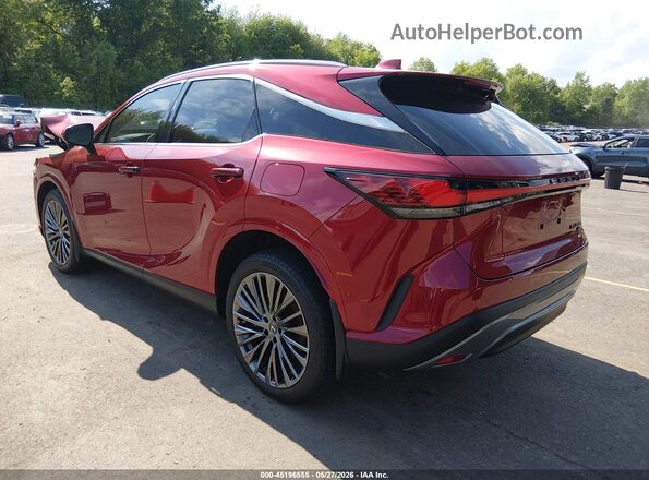 JTJCJMGA8S2034739 2025 LEXUS RX 450H+ Red უკანა მარცხენა