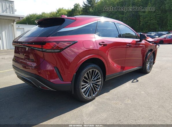 JTJCJMGA8S2034739 2025 LEXUS RX 450H+ Red უკანა მარჯვენა