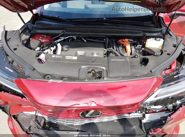 JTJCJMGA8S2034739 2025 LEXUS RX 450H+ Red უკანა ხედი