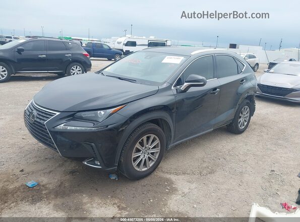 JTJDARBZ3M2195520 2021 LEXUS NX 300 Black Առջևի ձախ երեք քառորդ տեսարան