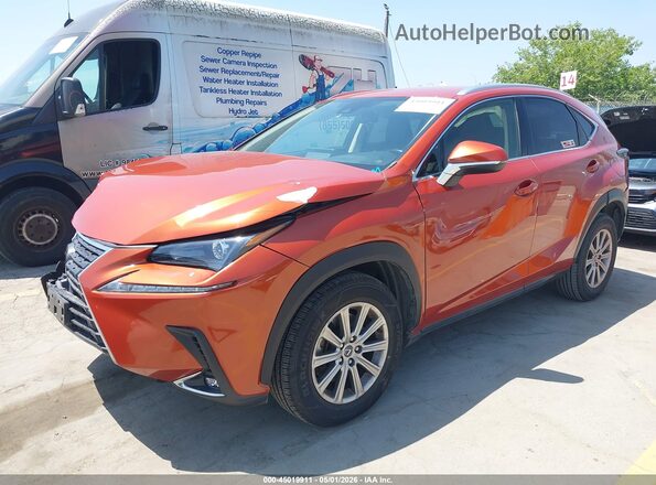 JTJDARBZ4M2198989 2021 LEXUS NX 300 Orange Vista tres cuartos delantera izquierda