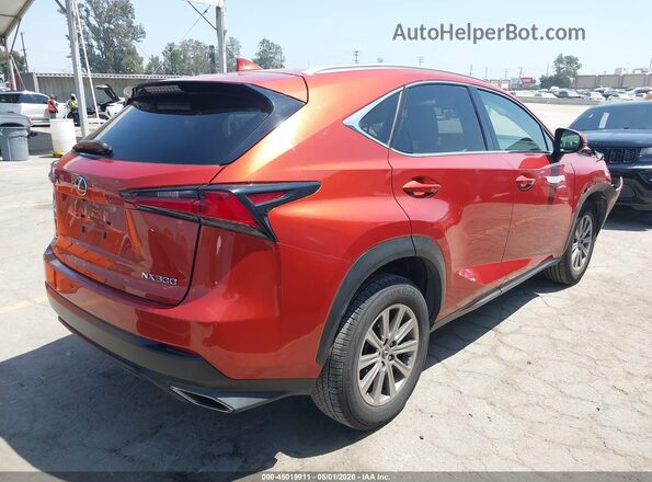 JTJDARBZ4M2198989 2021 LEXUS NX 300 Orange Trasero derecho