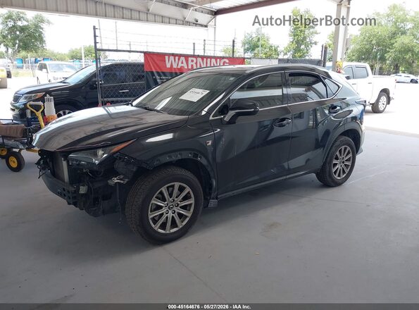 JTJDARBZ5L5001616 2020 LEXUS NX 300 Black Front left