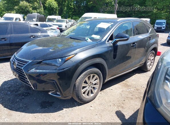 JTJDARDZ8M2250511 2021 LEXUS NX 300 Black Առջևի ձախ երեք քառորդ տեսարան