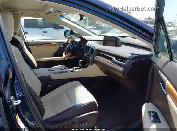 JTJDGKCA2J2004597 2018 LEXUS RX 450HL Dark Blue Vista interior delantera