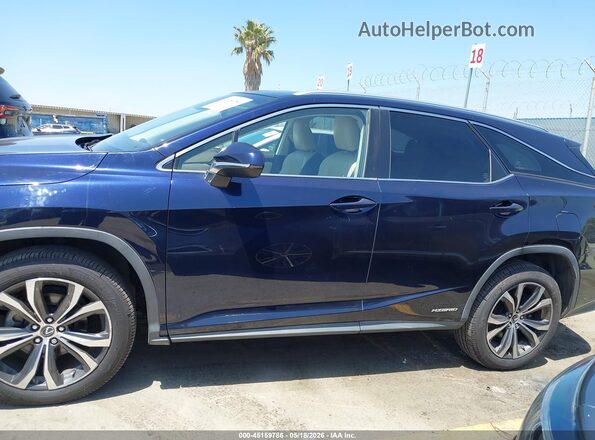 JTJDGKCA2J2004597 2018 LEXUS RX 450HL Dark Blue Vista interior de 360 grados