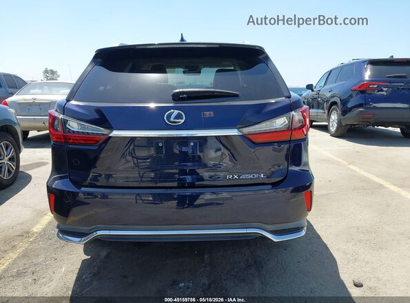 JTJDGKCA2J2004597 2018 LEXUS RX 450HL Dark Blue 