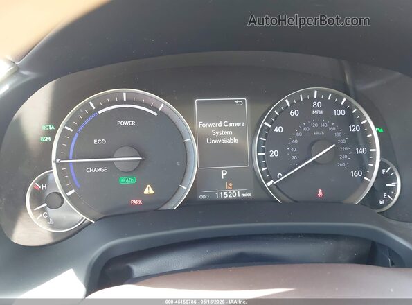 JTJDGKCA2J2004597 2018 LEXUS RX 450HL Dark Blue Vista de los asientos traseros