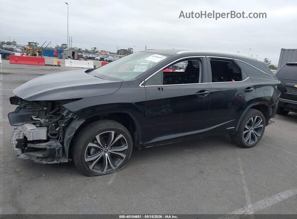 JTJDGKCA5K2008774 2019 LEXUS RX 450HL Black Սալոնի հետևի տեսք