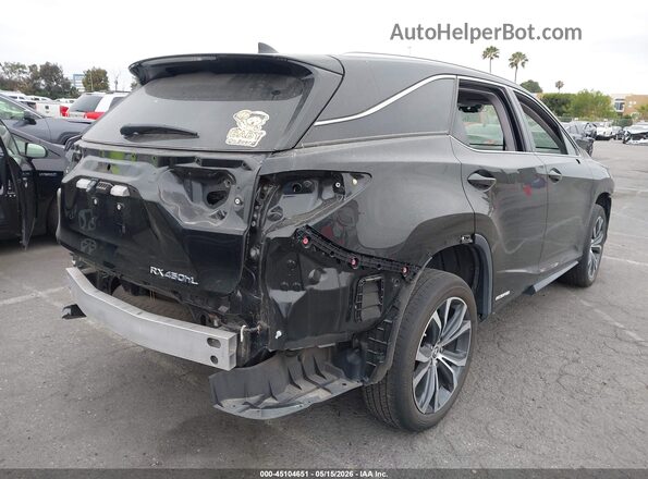 JTJDGKCA5K2008774 2019 LEXUS RX 450HL Black Հետևի աջ