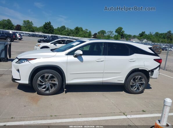 JTJDGKCA8J2000926 2018 LEXUS RX 450HL Белый Панорамный вид салона 360°