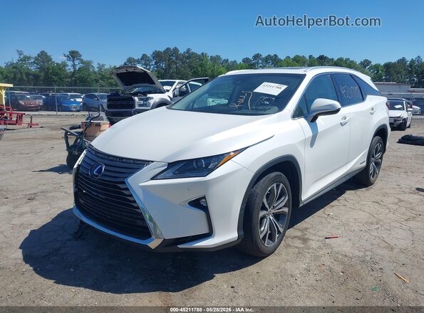 JTJDGKCAXJ2000653 2018 LEXUS RX 450HL White Przód lewy