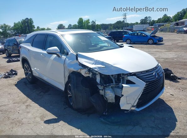 JTJDGKCAXJ2000653 2018 LEXUS RX 450HL White Widok z przodu
