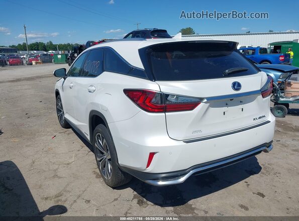 JTJDGKCAXJ2000653 2018 LEXUS RX 450HL White Tył lewy