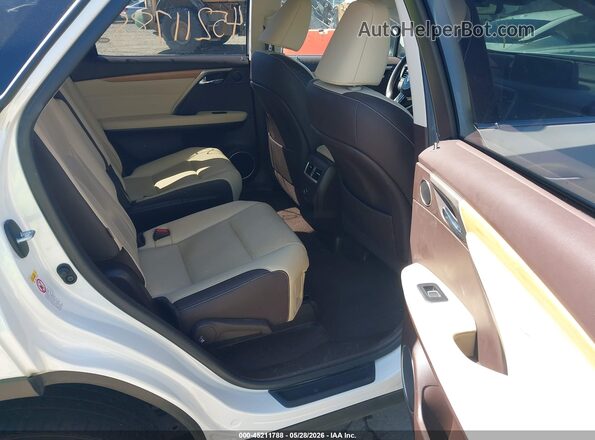 JTJDGKCAXJ2000653 2018 LEXUS RX 450HL White Widok naklejki z numerem VIN