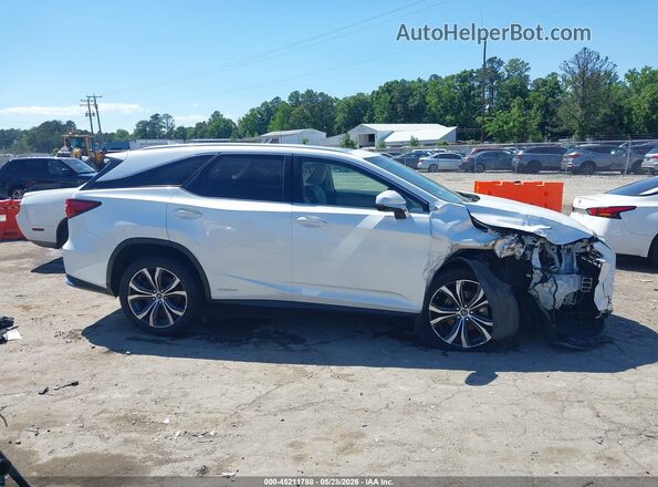 JTJDGKCAXJ2000653 2018 LEXUS RX 450HL White Widok wnętrza 360 stopni