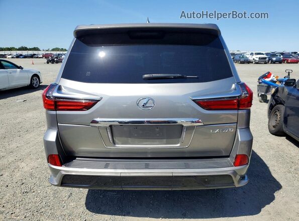 JTJDY7AX0L4320444 2020 LEXUS LX Gray Հետևի տեսք