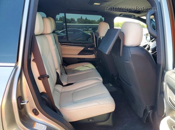 JTJDY7AX0L4320444 2020 LEXUS LX Gray Սալոնի հետևի տեսք