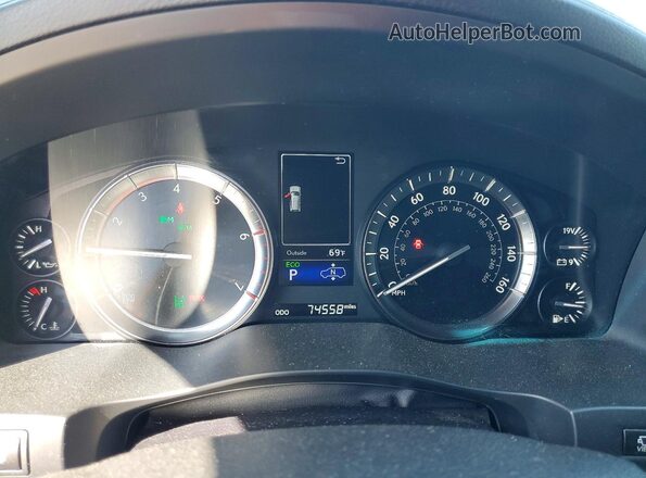 JTJDY7AX0L4320444 2020 LEXUS LX Gray Սարքավորումների վահանակի տեսք