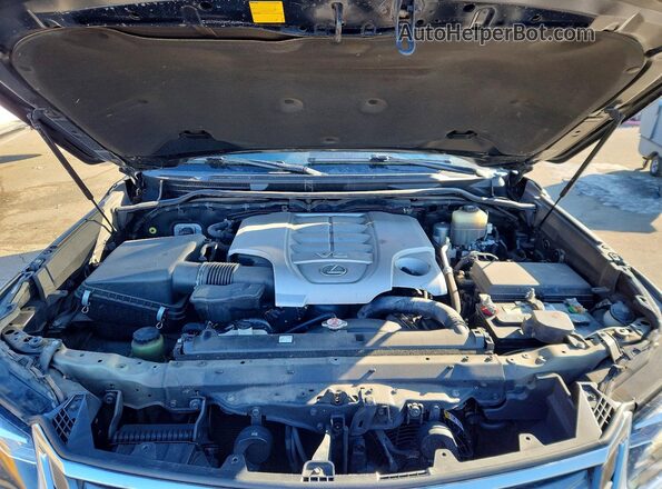 JTJDY7AX2L4320770 2020 LEXUS LX Black Vista del compartimento del motor