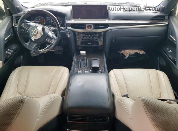 JTJDY7AX6L4326376 2020 LEXUS LX White Vista del salpicadero